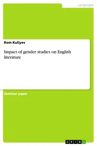 Impact of gender studies on English literature_cover