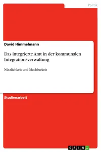 Das integrierte Amt in der kommunalen Integrationsverwaltung_cover