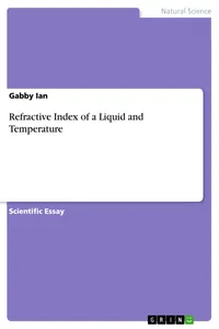 Refractive Index of a Liquid and Temperature_cover