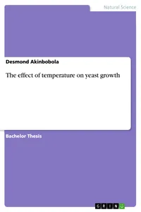 The effect of temperature on yeast growth_cover