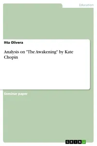 Analysis on "The Awakening" by Kate Chopin_cover