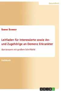 Leitfaden für Interessierte sowie An- und Zugehörige an Demenz Erkrankter_cover