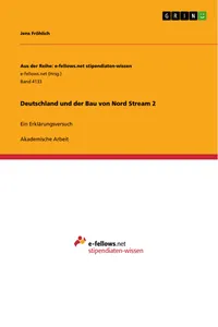 Deutschland und der Bau von Nord Stream 2_cover