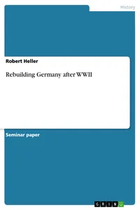 Rebuilding Germany after WWII_cover