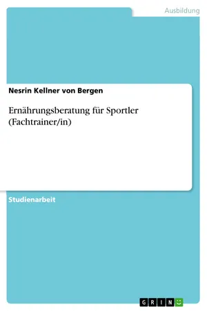 Ernährungsberatung für Sportler (Fachtrainer/in)