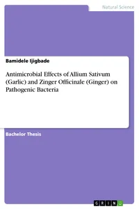 Antimicrobial Effects of Allium Sativum and Zinger Officinale on Pathogenic Bacteria_cover