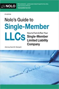 Nolo’s Guide to Single-Member LLCs_cover