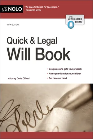 Quick & Legal Will Book