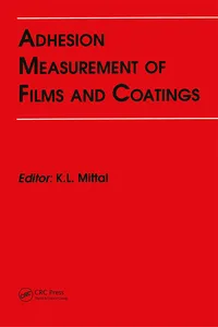Adhesion Measurement of Films and Coatings_cover