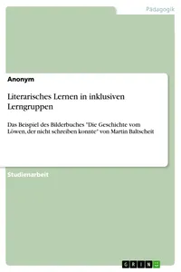 Literarisches Lernen in inklusiven Lerngruppen_cover