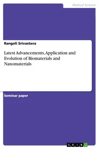 Latest Advancements, Application and Evolution of Biomaterials and Nanomaterials_cover