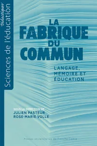 La fabrique du commun_cover