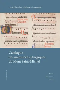Catalogue des manuscrits liturgiques du Mont Saint-Michel_cover