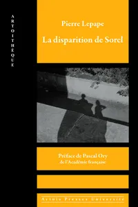 La disparition de Sorel_cover