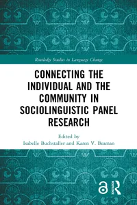 Connecting the Individual and the Community in Sociolinguistic Panel Research_cover