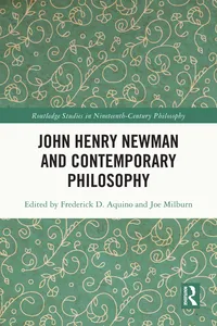 John Henry Newman and Contemporary Philosophy_cover
