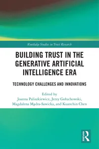 Building Trust in the Generative Artificial Intelligence Era_cover