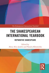 The Shakespearean International Yearbook_cover