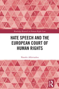 Hate Speech and the European Court of Human Rights_cover