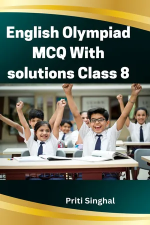 English Olympiad MCQ With Solutions Class 8