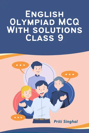 English Olympiad MCQ With Solutions Class 9