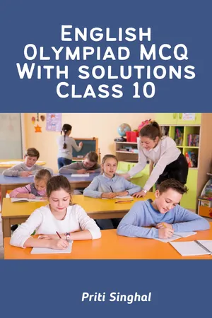 English Olympiad MCQ With Solutions Class 10