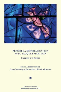 Penser la mondialisation avec Jacques Maritain_cover