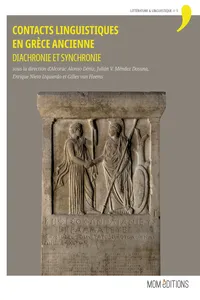 Contacts linguistiques en Grèce ancienne_cover