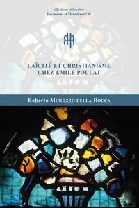 Laïcité et christianisme chez Émile Poulat_cover