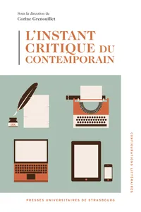 L’instant critique du contemporain_cover