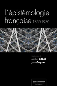 L'épistémologie française_cover