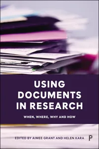 Using Documents in Research_cover