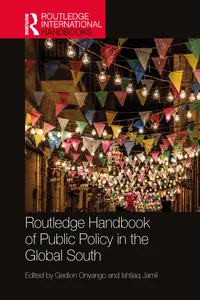 Routledge Handbook of Public Policy in the Global South_cover
