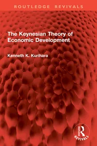 The Keynesian Theory of Economic Development_cover