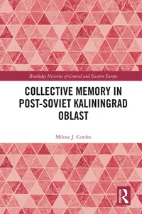 Collective Memory in Post-Soviet Kaliningrad Oblast_cover
