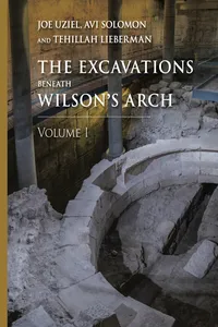The Excavations Beneath Wilson’s Arch, Volume 1_cover