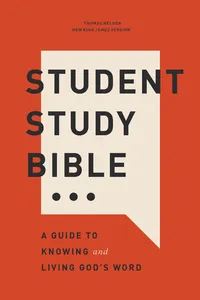 Student Study Bible: A Guide to Knowing and Living God’s Word_cover