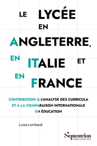 Le lycée en Angleterre, en Italie et en France_cover