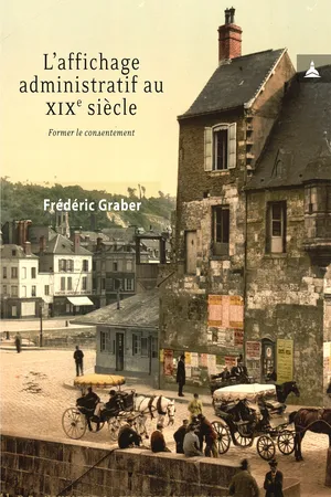 L’affichage administratif au xixe siècle