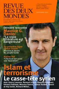 Revue des Deux Mondes septembre 2016_cover