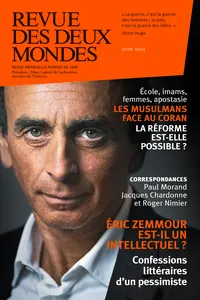 Revue des Deux Mondes juin 2015_cover