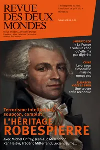 Revue des Deux Mondes novembre 2015_cover