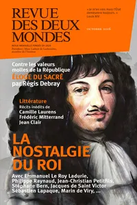 Revue des Deux Mondes octobre 2016_cover