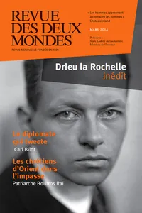 Revue des Deux Mondes mars 2014_cover