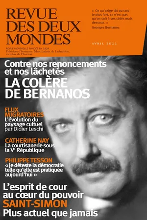 Revue des Deux Mondes avril 2022