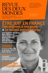 Revue des Deux Mondes décembre 2017 janvier 2018_cover
