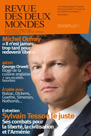 Revue des Deux Mondes décembre 2022-janvier 2023