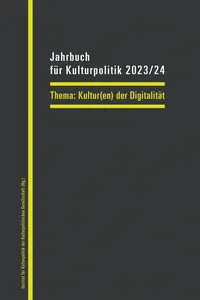 Jahrbuch für Kulturpolitik 2023/24
