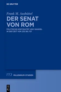 Der Senat von Rom_cover