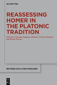 Reassessing Homer in the Platonic Tradition_cover